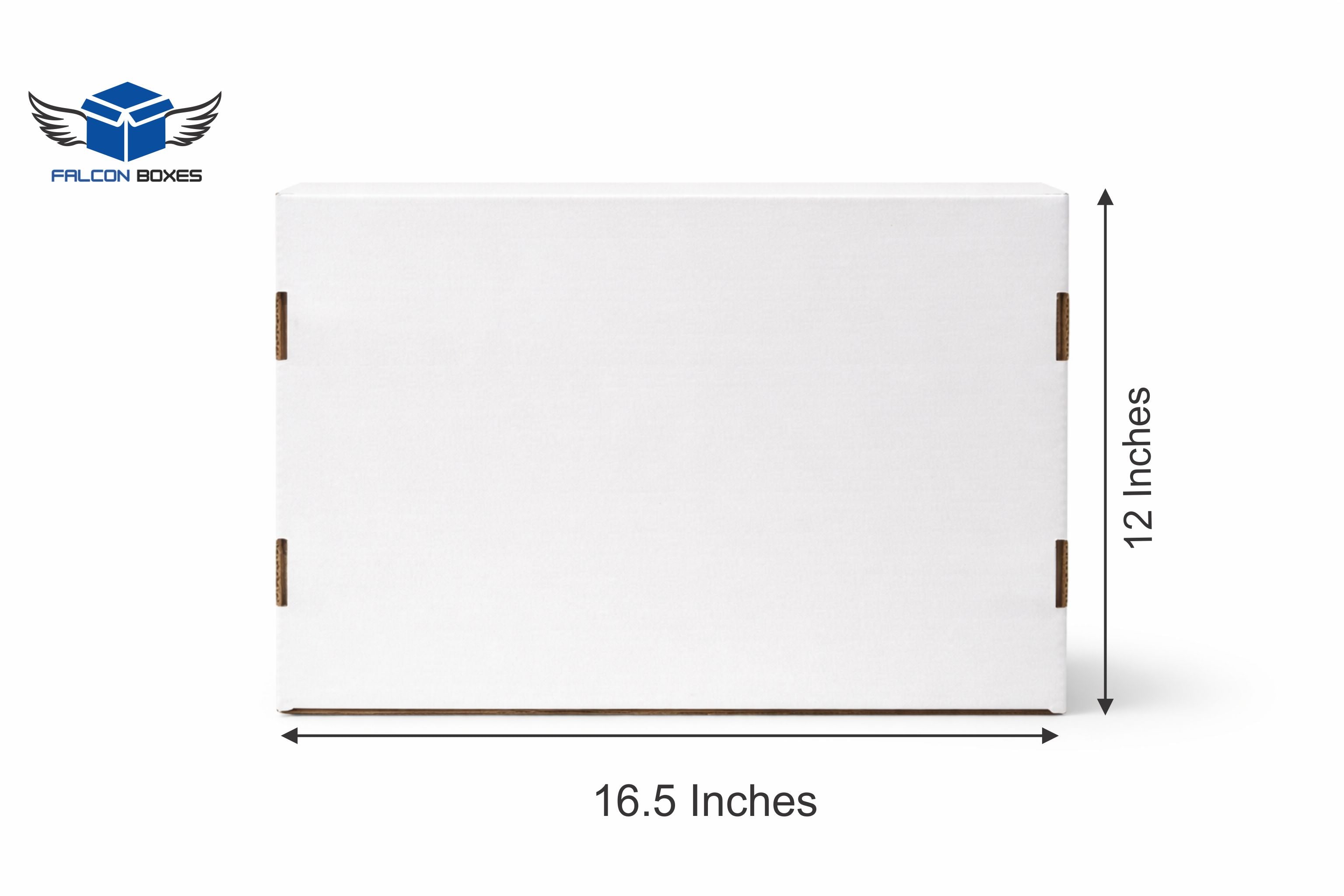 (16.5x12x5) White XL E-Commerce Box