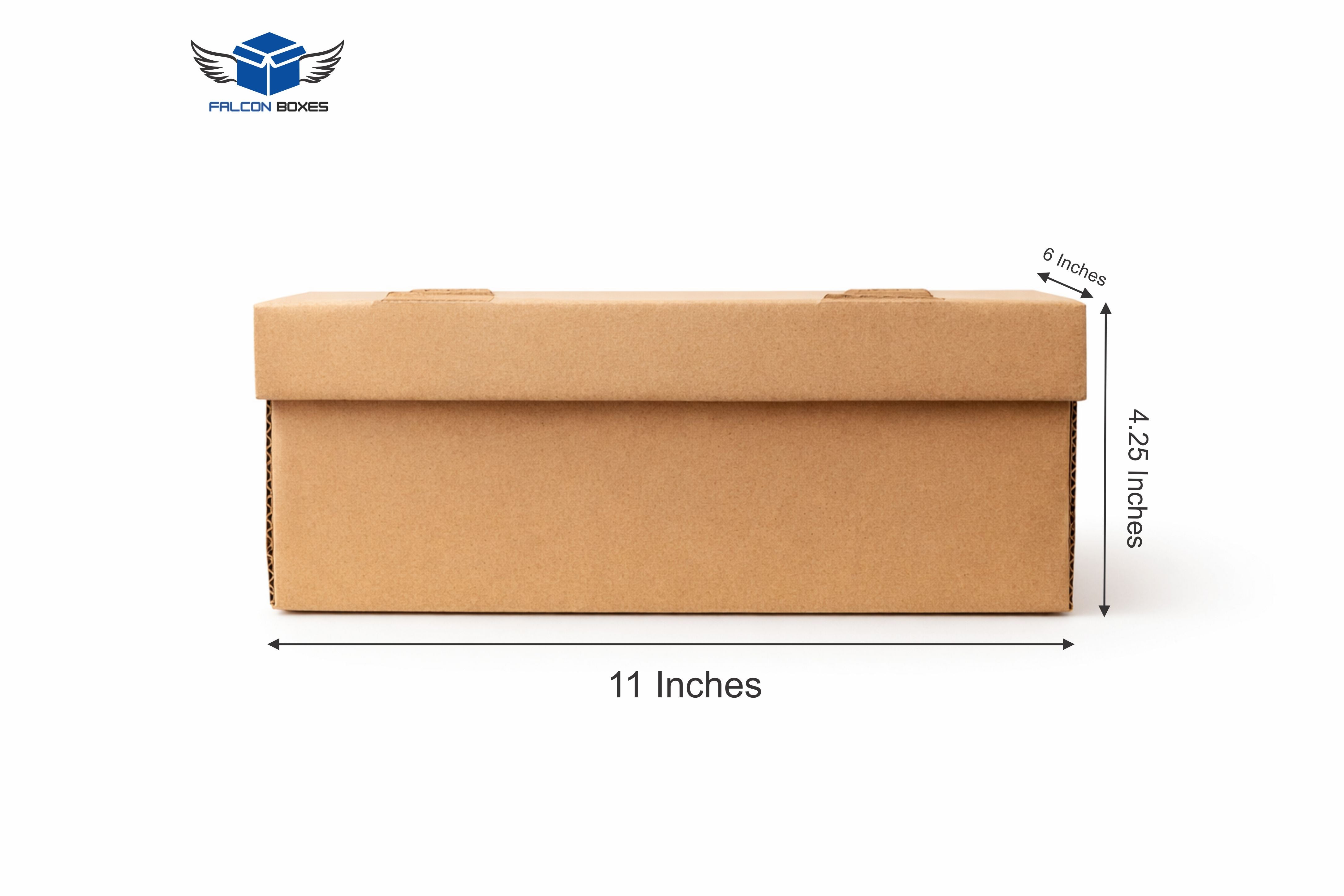 (11x6x4.25 ) Small Shoe or E-commerce Box