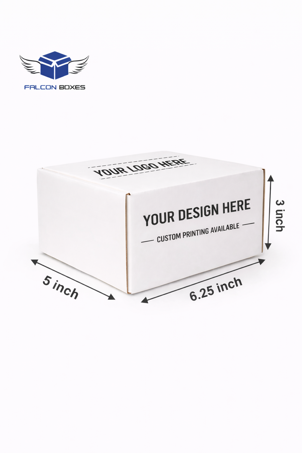 (6.25x5x3) White Mini Mover Ecommerce Box