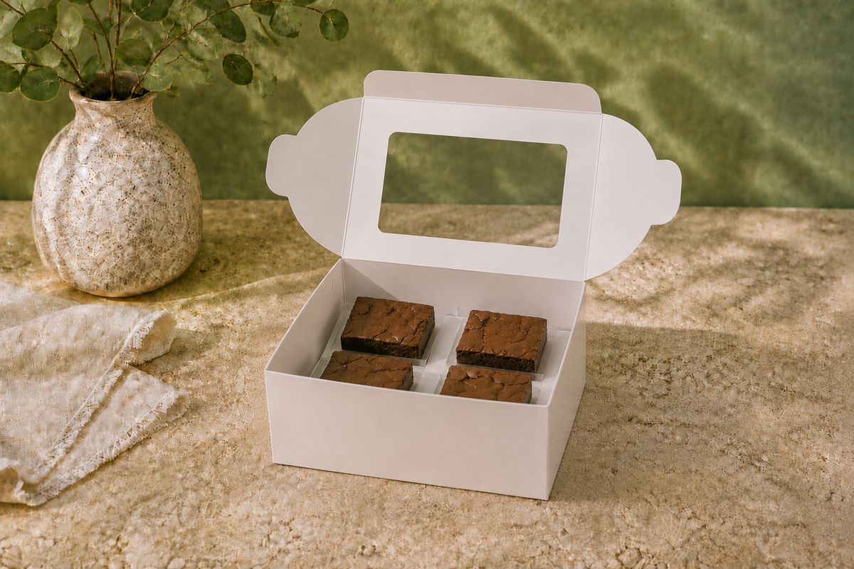 Brownie & Donut Box - 7"x4"x4" with Window