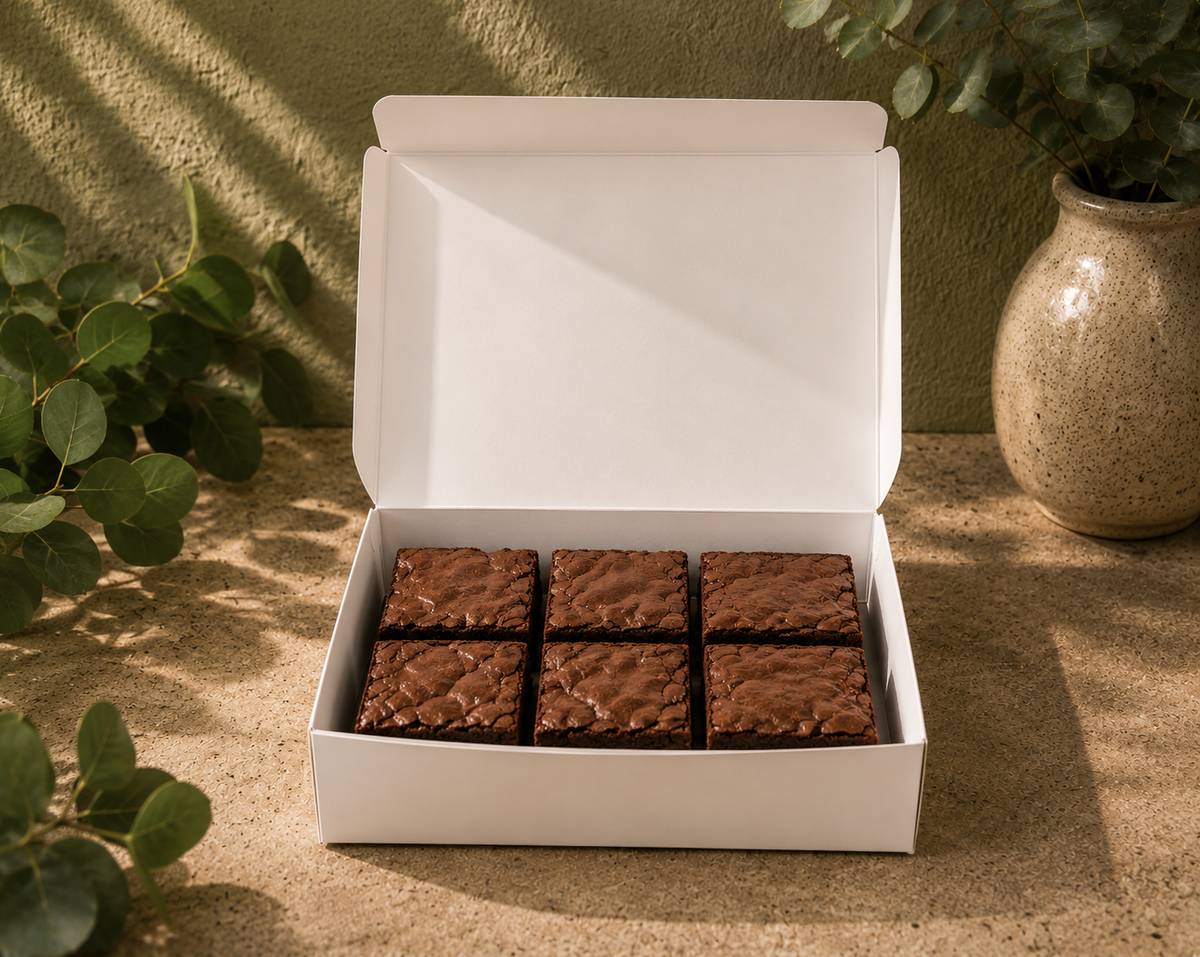 Brownie & Donut Box - 9"x6"x2" without Window
