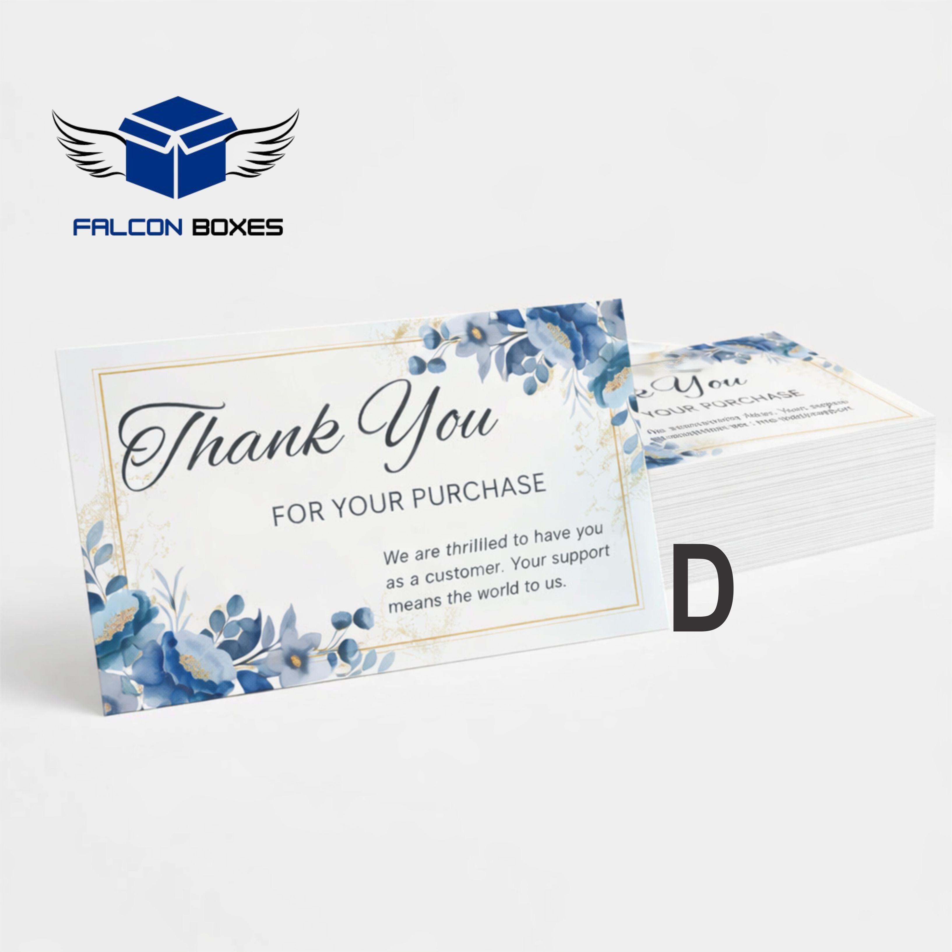 100Pcs of Thank-You Cards