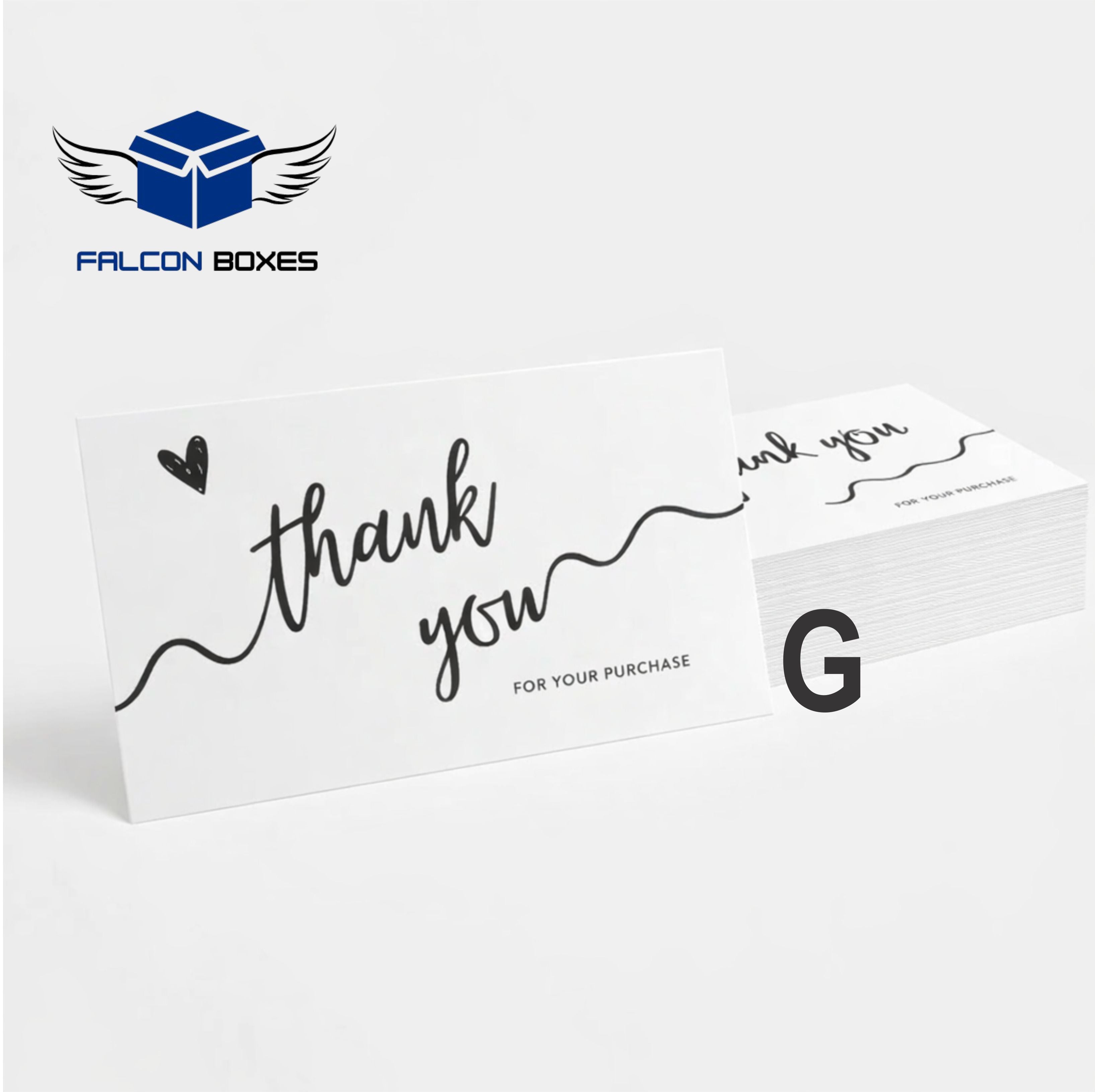 100Pcs of Thank-You Cards
