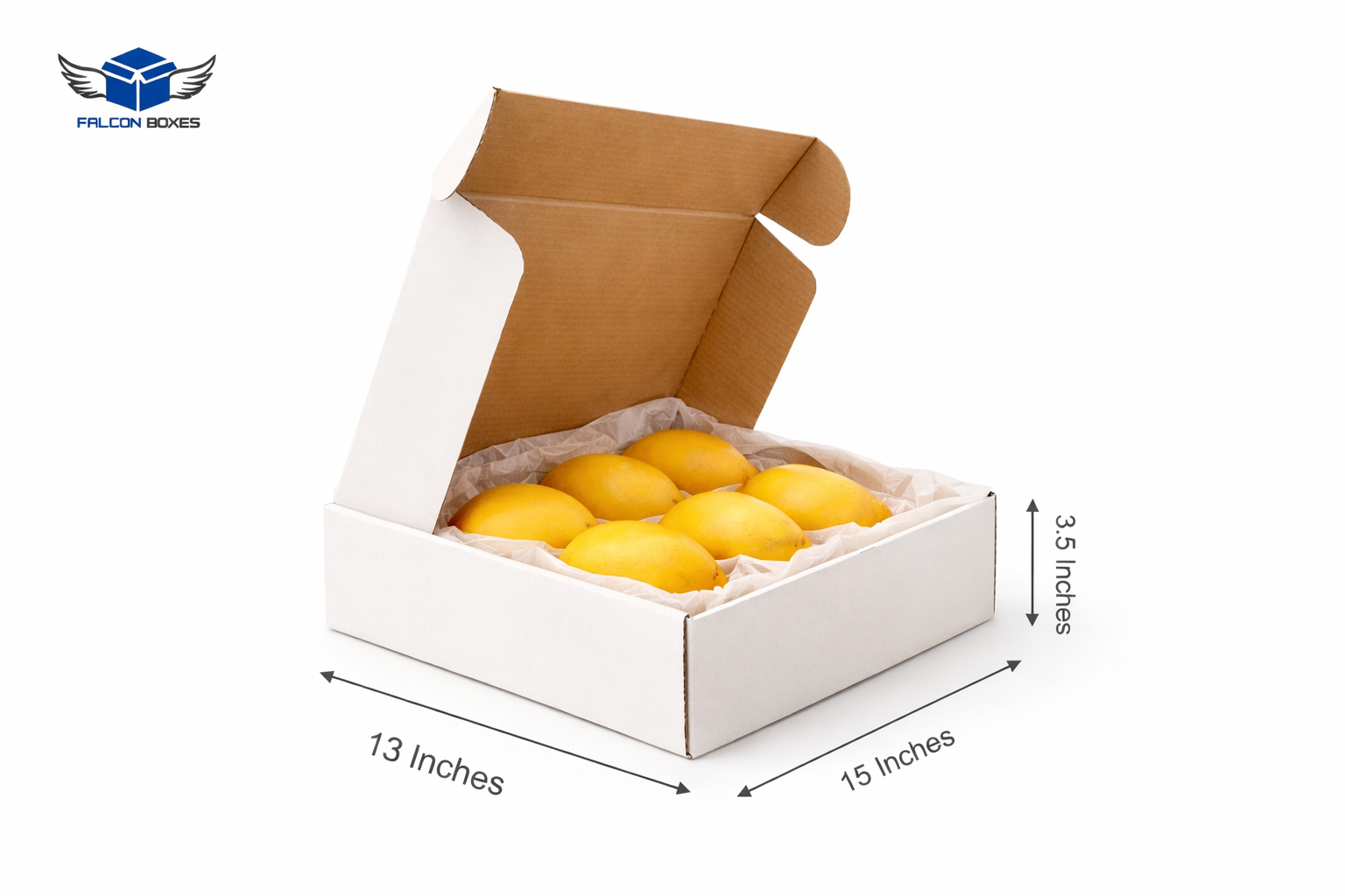 (15x12x3.5) Premium Mango Gift Box - Best For 3to5 Kg Mangos