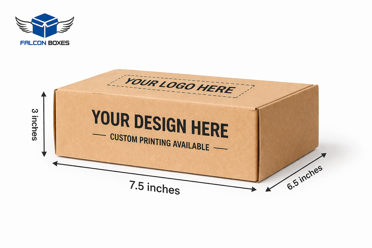 (7.5x6.5x3) Mini Shipper Box E-commerce box