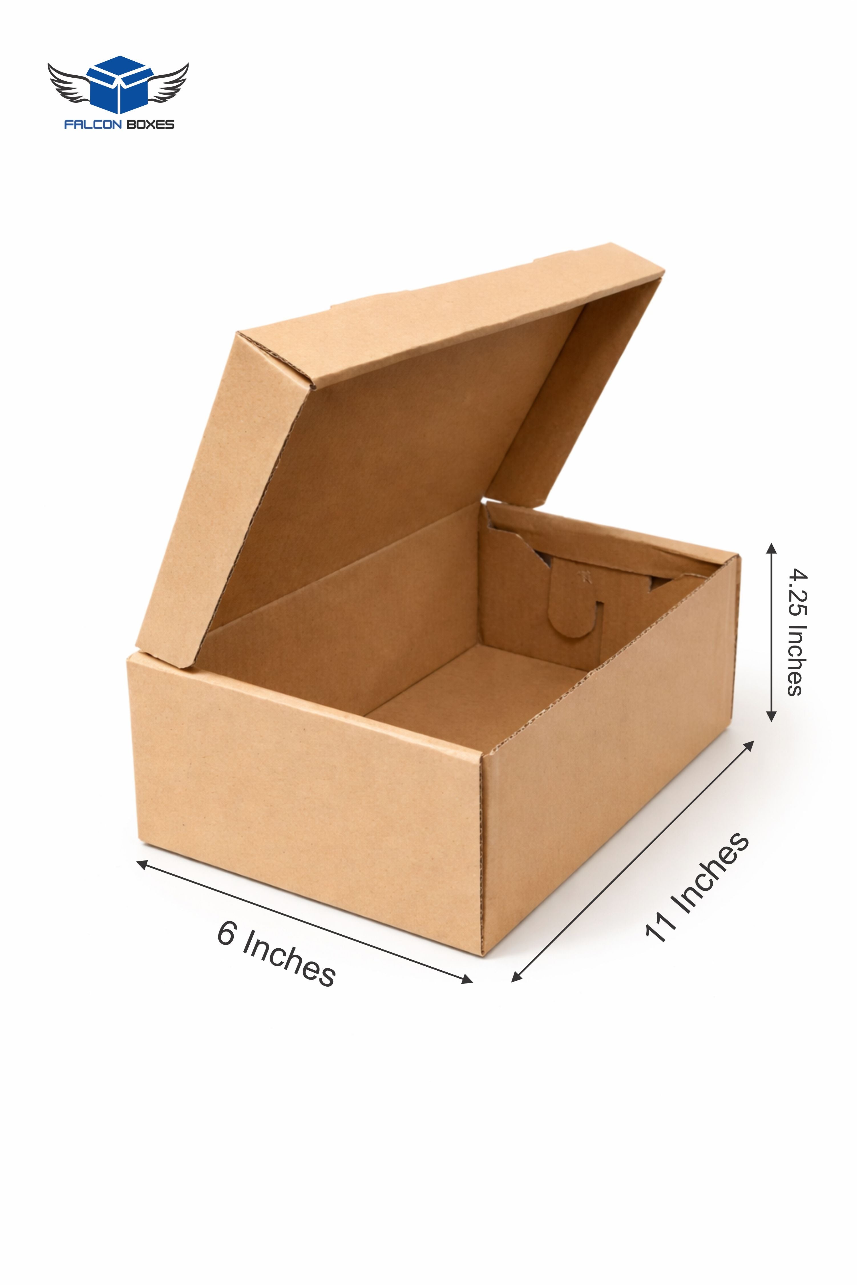 (11x6x4.25 ) Small Shoe or E-commerce Box