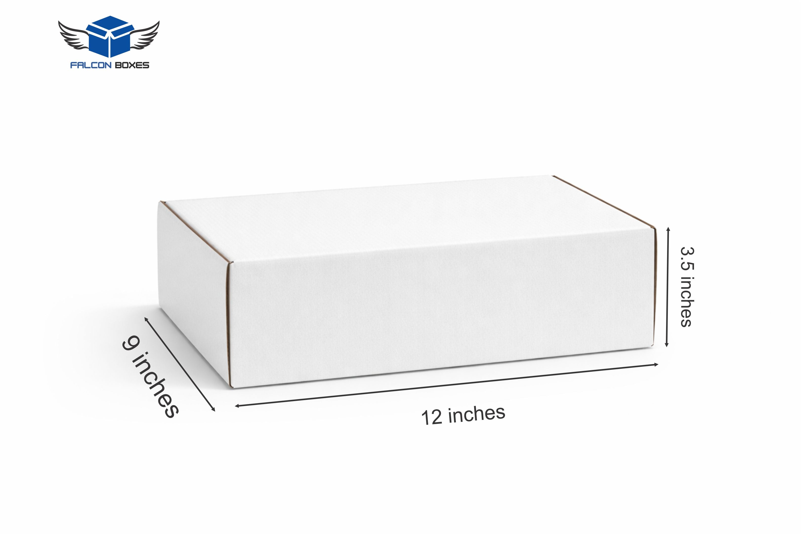 (12x9x3.5) White Large E-Commerce Box