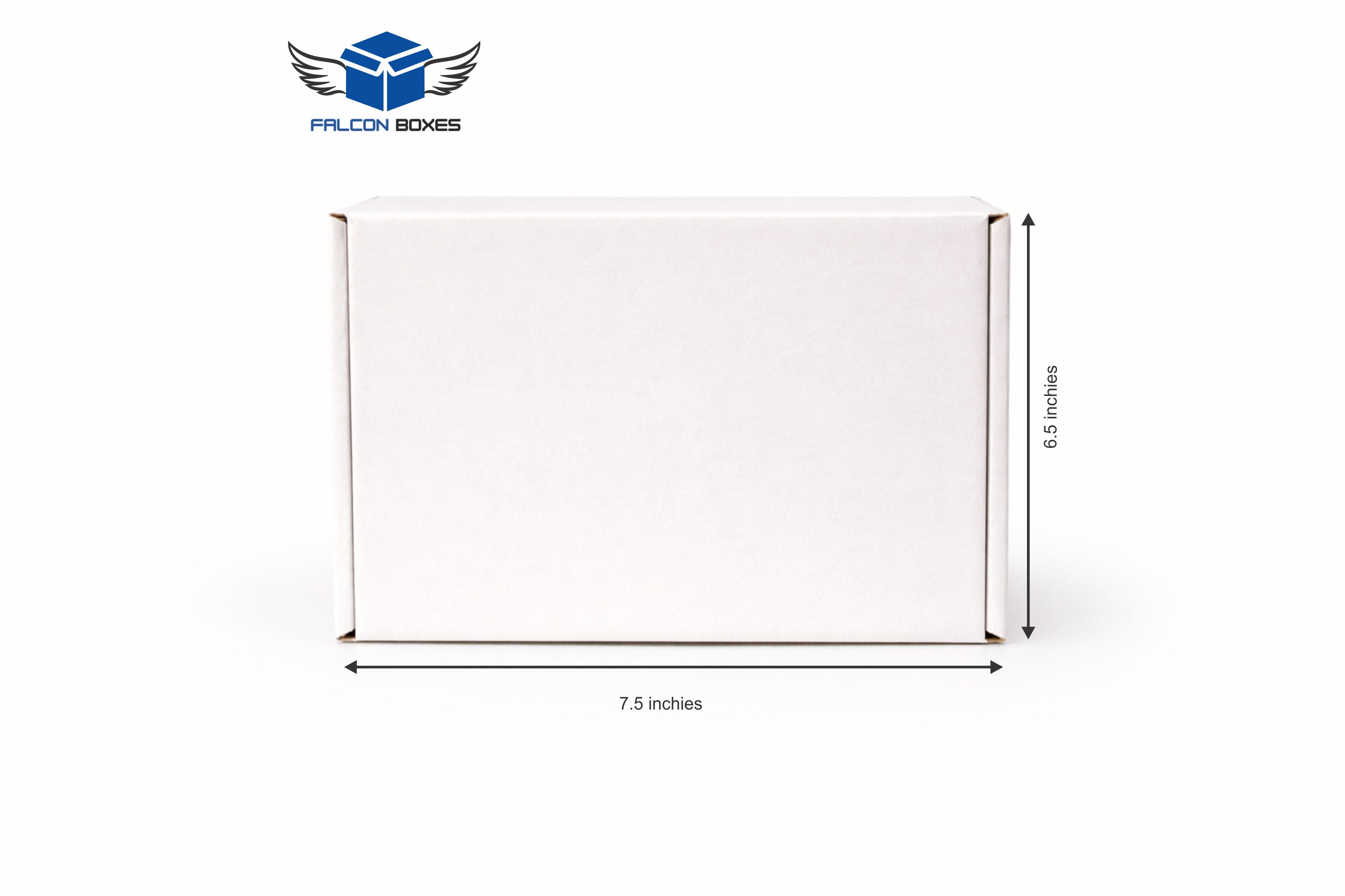 (7.5x6.5x3) White Mini Shipper E-Commerce Box