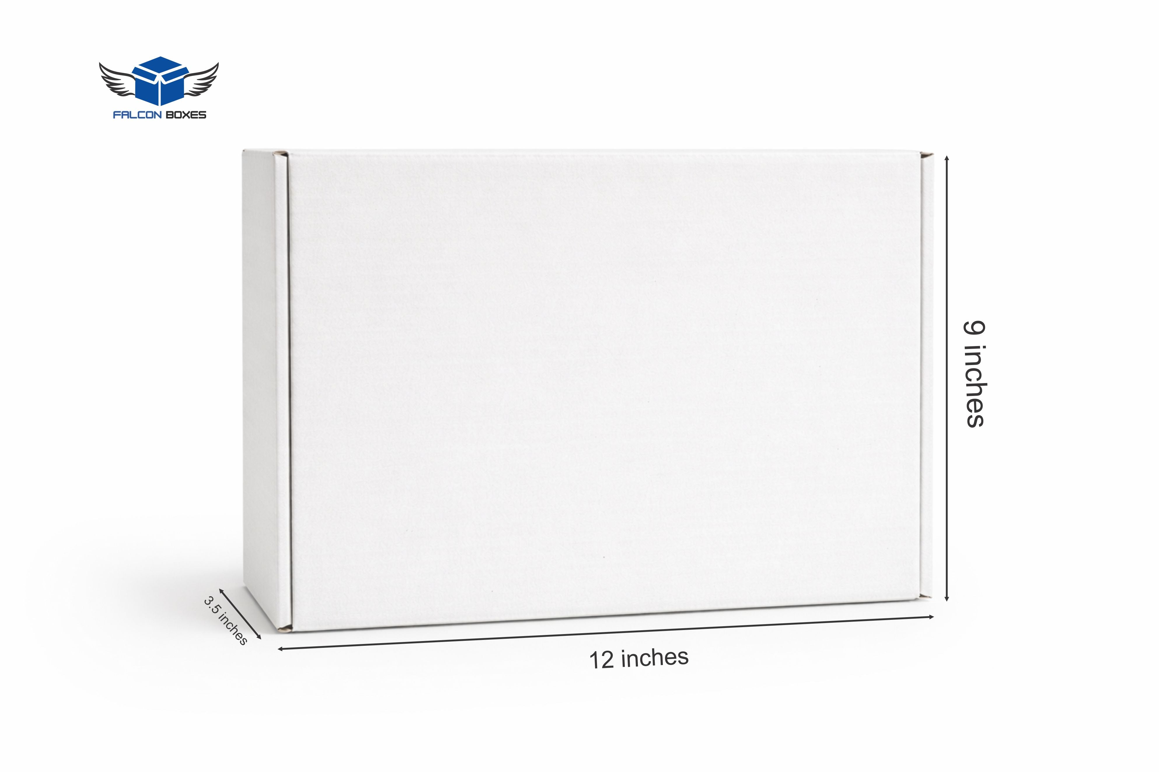 (12x9x3.5) White Large E-Commerce Box