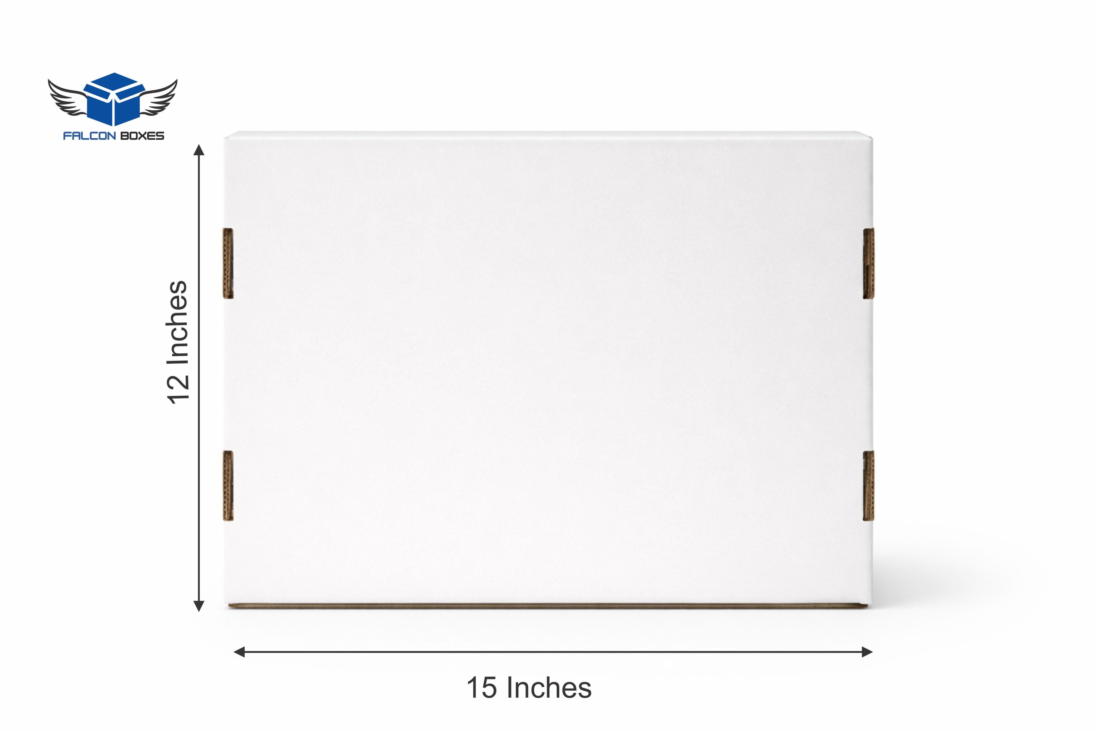 (15x12x3.5) White Mega E-Commerce Box