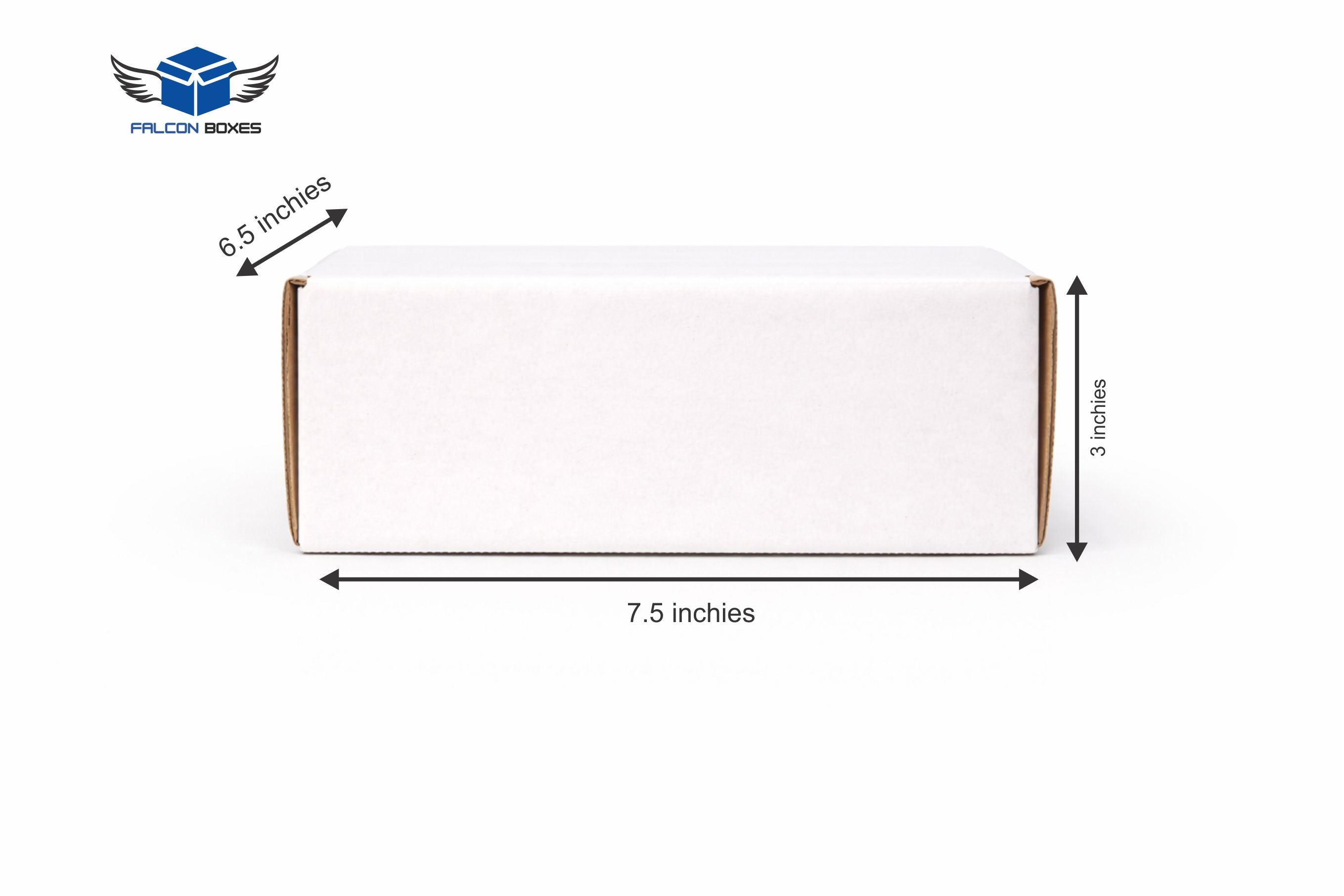 (7.5x6.5x3) White Mini Shipper E-Commerce Box
