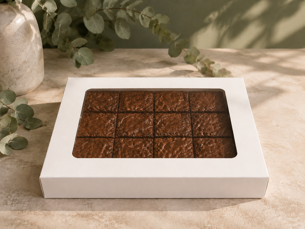 12x9x2 Inch White Card Box