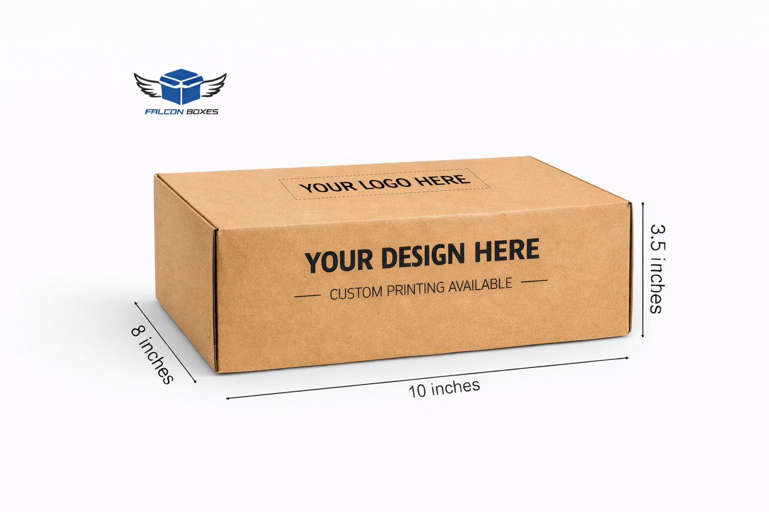 (10x8x3.5) Premium Corrugated Mailer Box