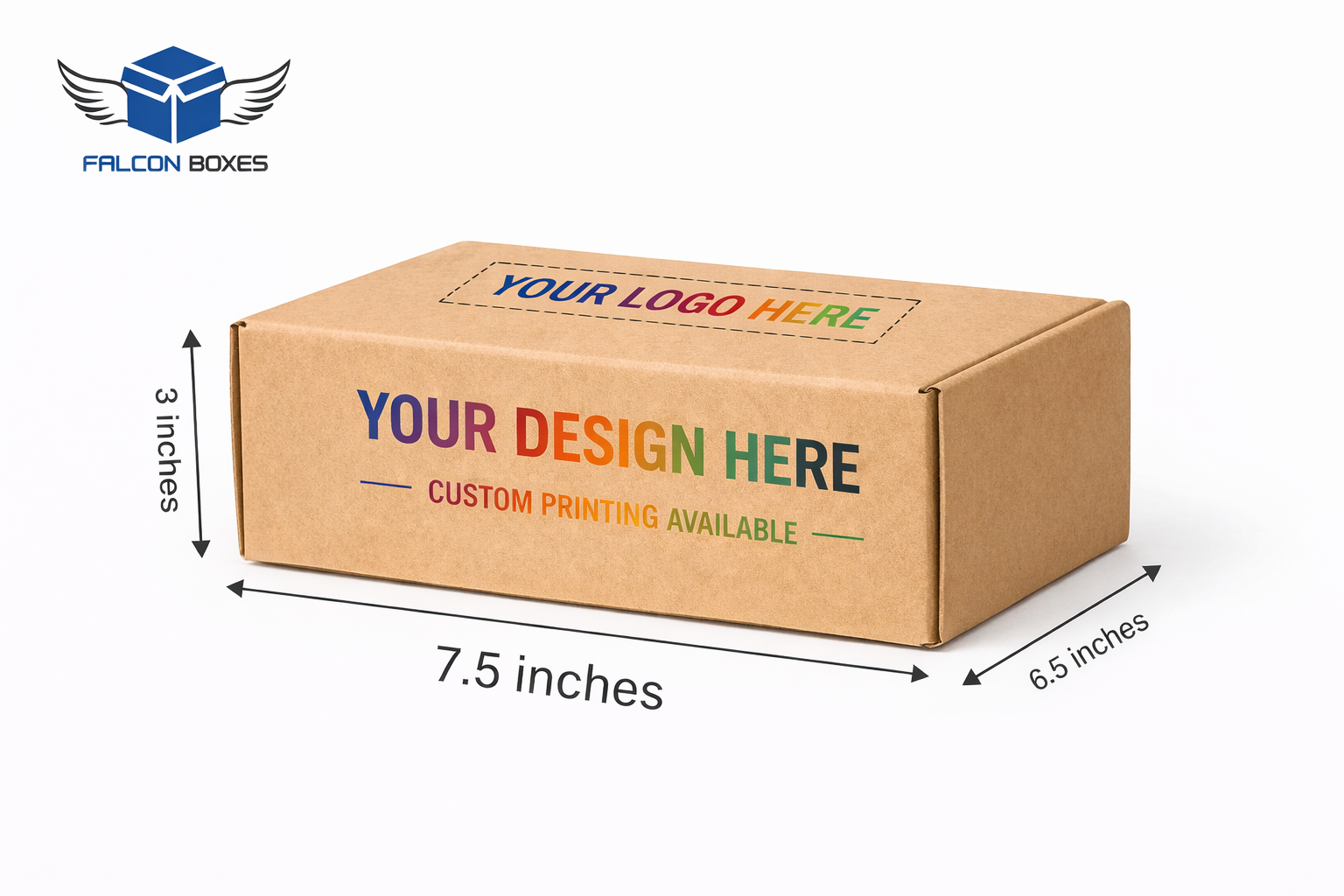 (7.5x6.5x3) Mini Shipper Box E-commerce box
