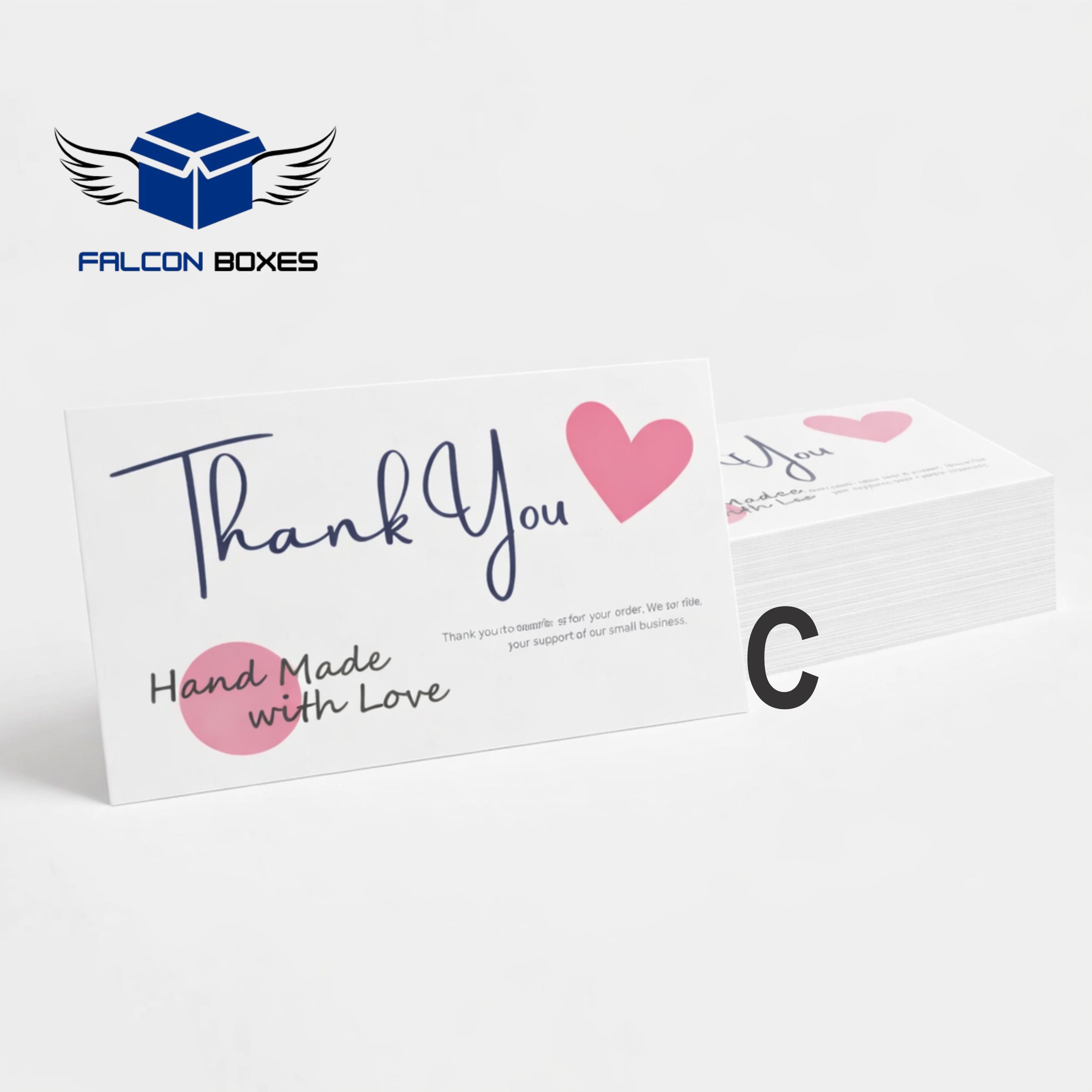 100Pcs of Thank-You Cards