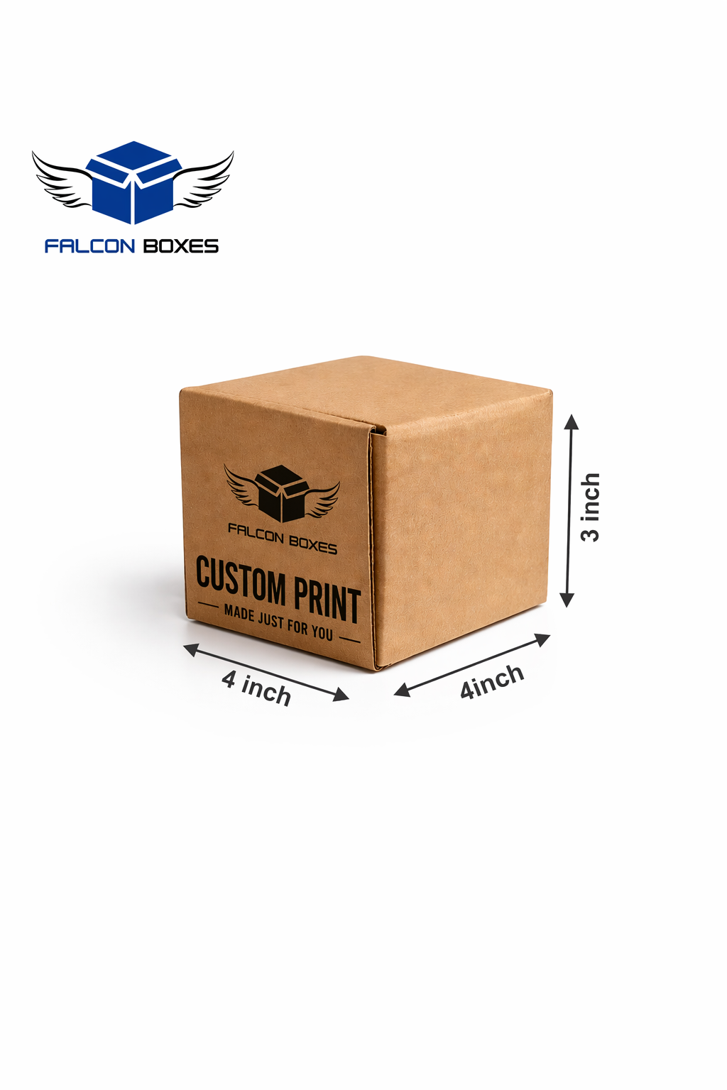 (4x4x3) Mini Cube E-Commerce Box